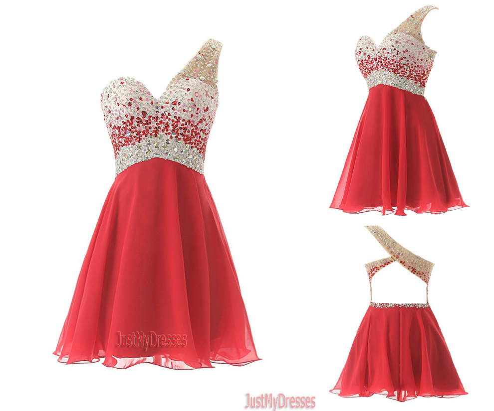 Girls Short Homecoming Dresses Outlet Strapless Beaded Layered Ruffled ...